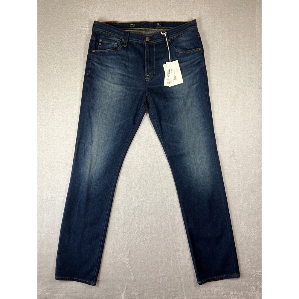 AG Adriano Goldschmied Everett Slim Straight Jeans Dark Wash 33x32
